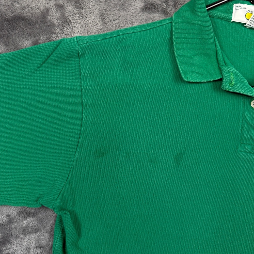 Masters Polo Shirt Ladies L Green Augusta National Izod Club Short Sleeve Golf - Picture 6 of 7